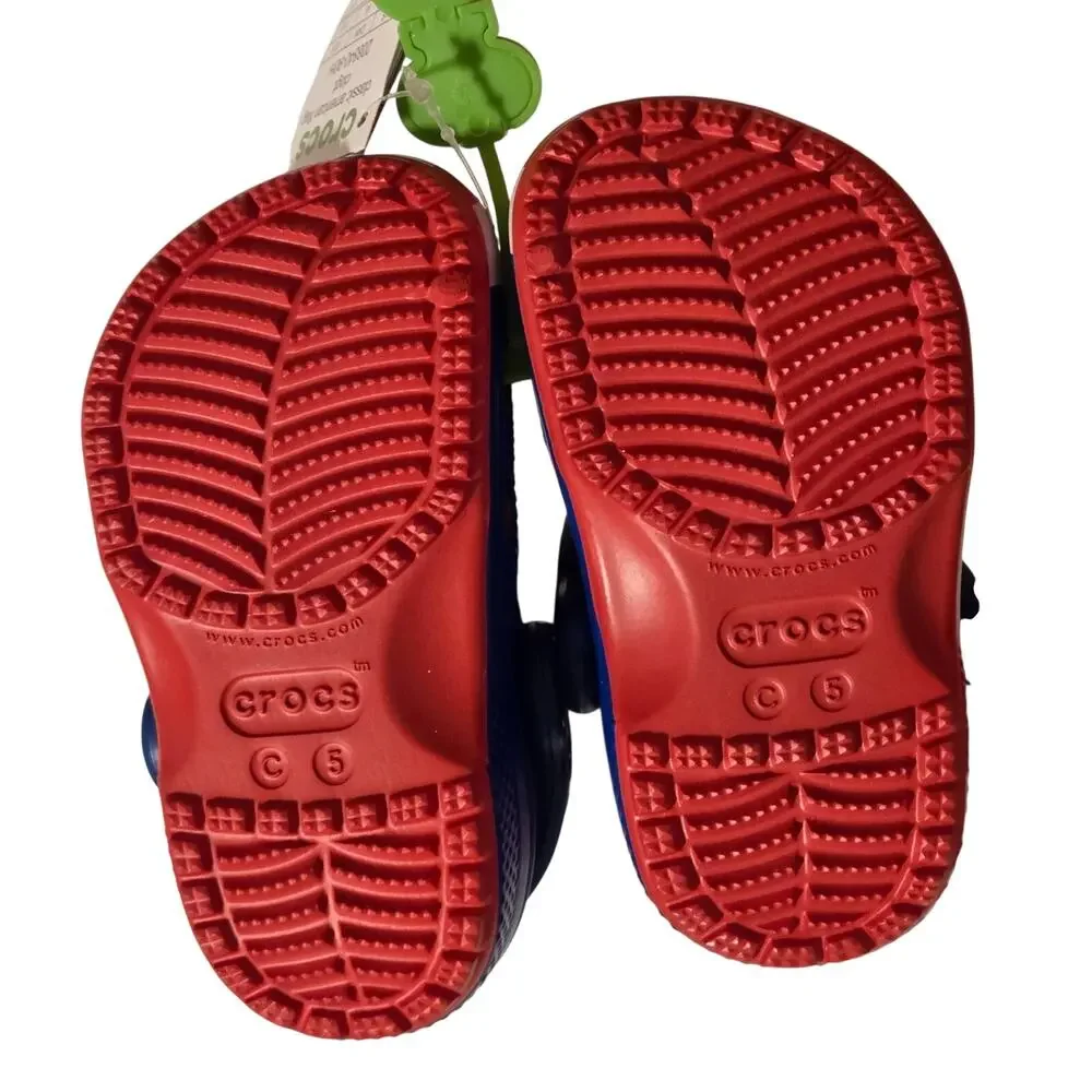Crocs Classic Clogs American Flag Patriotic size C5 C-5 Toddler / Baby NWT